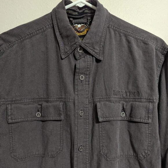 Harley-Davidson Long Sleeve button up shirt Size Medium - Picture 2 of 6